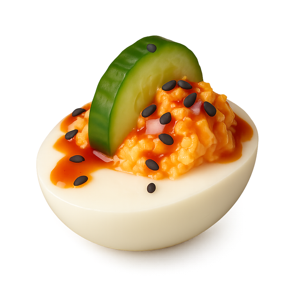 Cali Roll Deviled Eggs