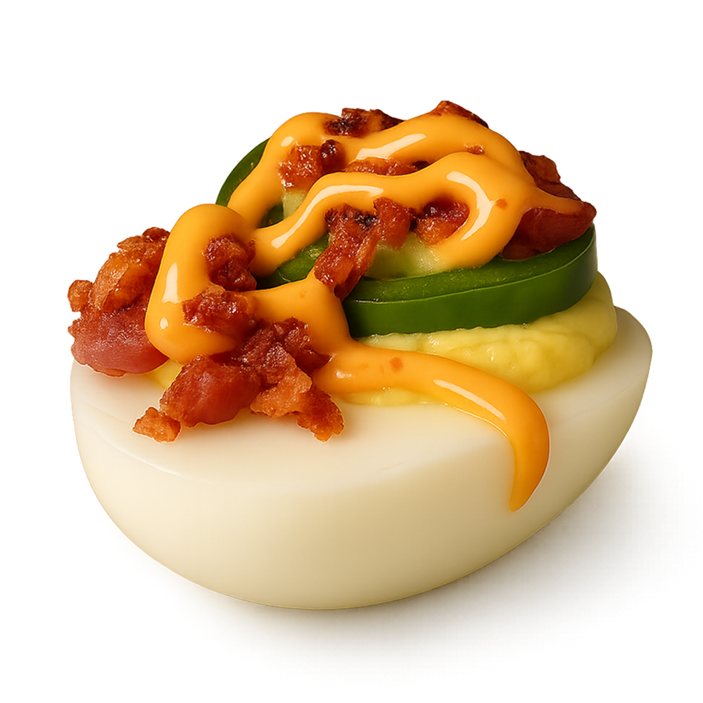 Jalapeño Popper Deviled Eggs