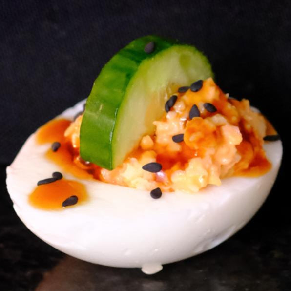 Cali Roll Deviled Eggs