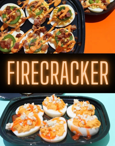 Firecracker Feature Deviled Egg Kit (Spicy 24-Count Kit 4 flavors)