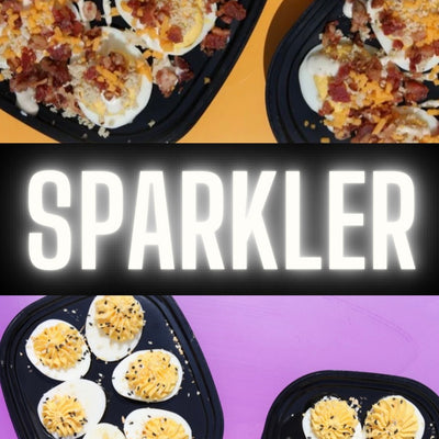 Sparkler Feature Deviled Egg Kit (Family friendly 24-Count Kit 4 flavors)