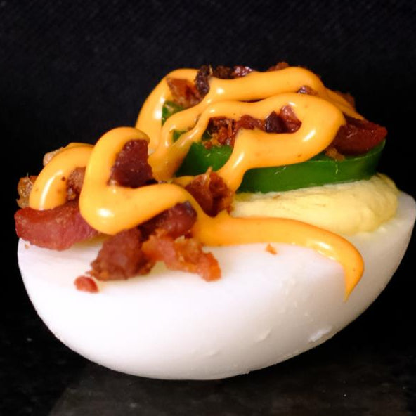 Jalapeno Popper Deviled Eggs