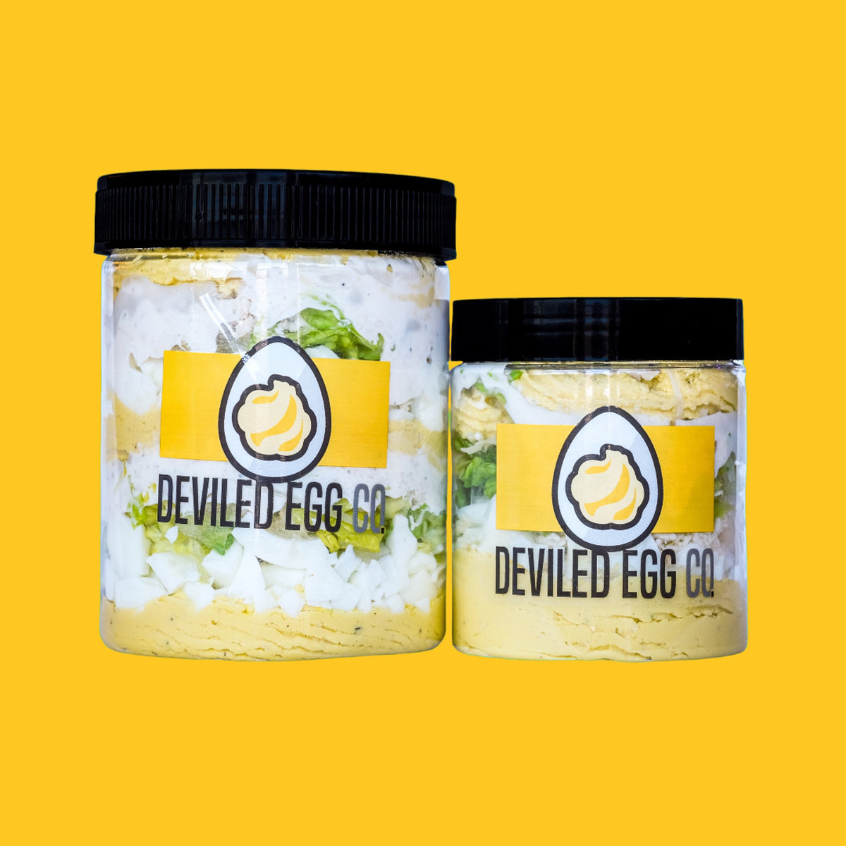 Chicken Caesar Deviled Eggs